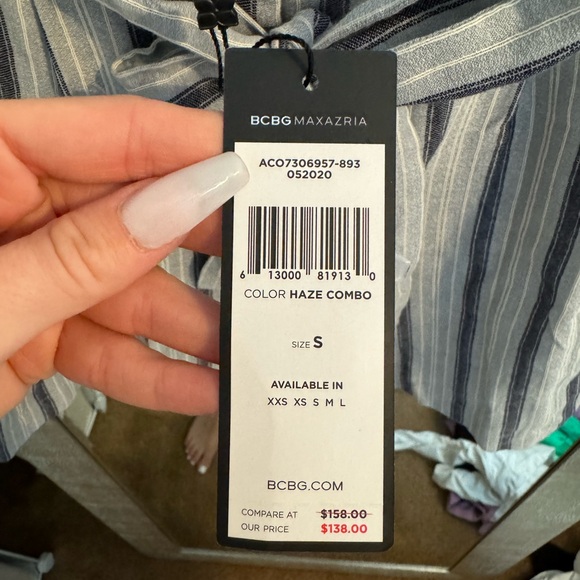 Striped linen shorts - Picture 3 of 4